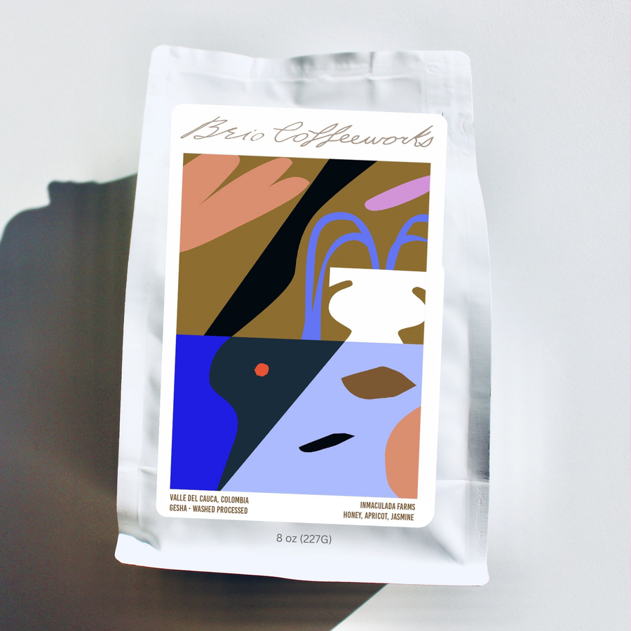 Colombia Inmaculada Farms Gesha - 8 oz by Brio Coffeeworks