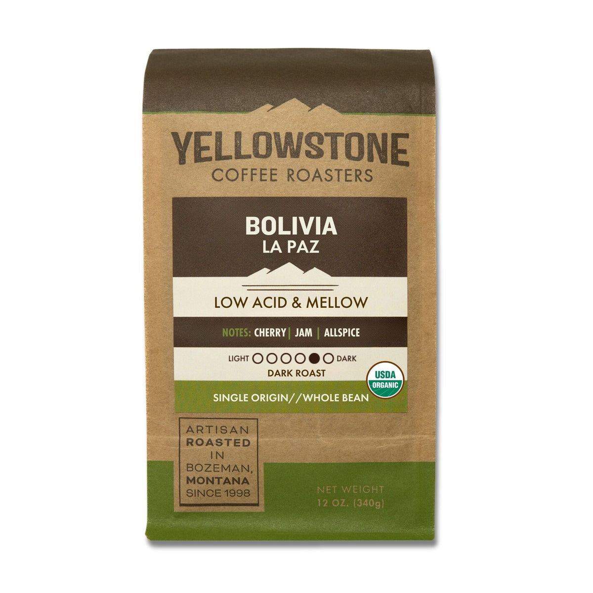 BOLIVIA LA PAZ - ORGANIC by Yellowstone Coffee Roasters