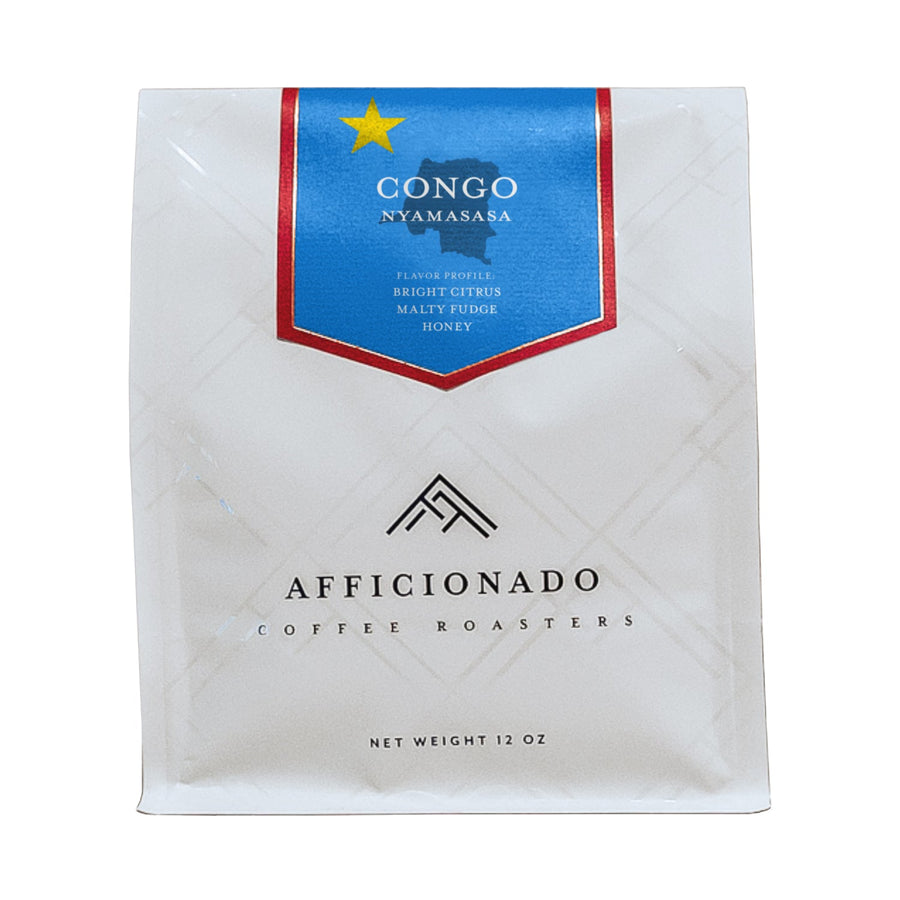 Afficionado Congo Nyamasasa - Bright Citrus, Malty Fudge, Honey - 12oz by Afficionado Coffee Roasters