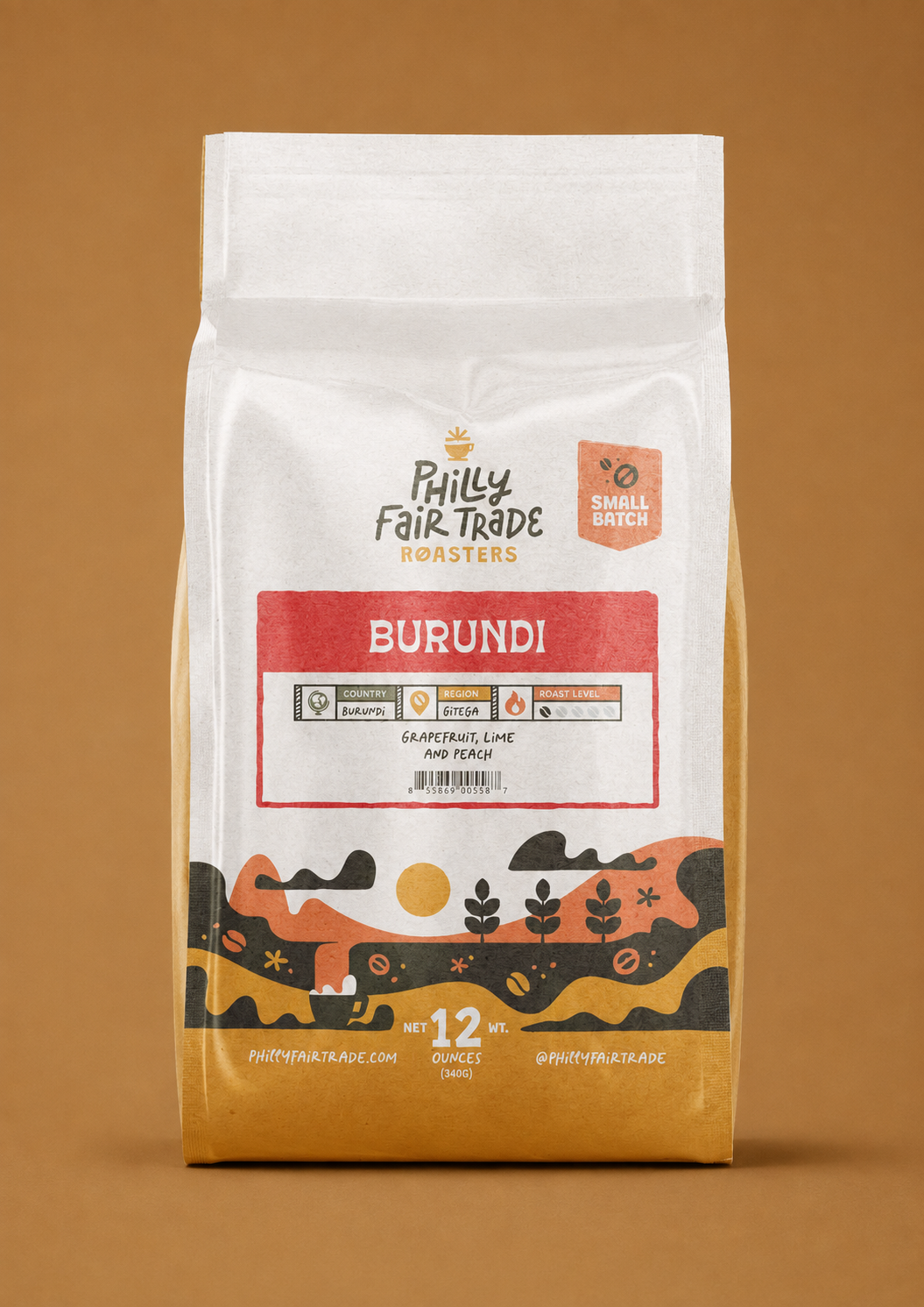 Burundi Ninga Hill Coffee by Philly Fair Trade Roasters